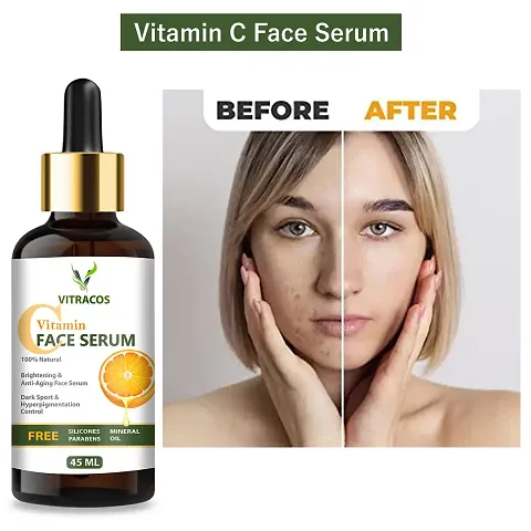 VITRACOS Vitamin C Serum Natural Ingredients With The Essential Vitamins And Hyaluronic Acid