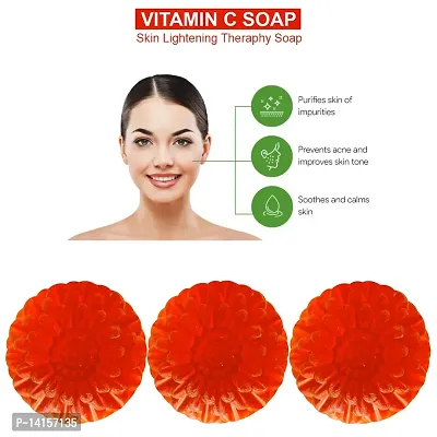 Vitamin C Deep Cleansing Soap For Clear And Healthy Skin Pack Of 3-thumb0