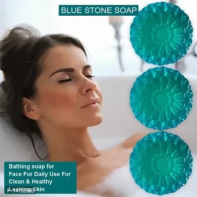 Blue Stone Soap - The Eco-Friendly And Sustainable Way To Cleanse Your Skin Pack Of 3-thumb0