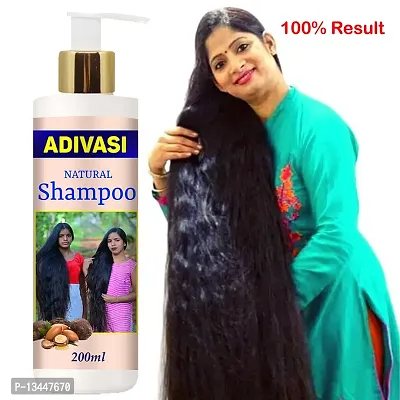 Adivasi Neelambari Herbal Shampoo For Dandruff Control, Hair Regrowth And Hair Fall Control Shampoo (200 Ml)-thumb0