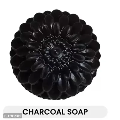 Activated Charcoal Premium Soap Soft, Smooth, Moisturised Skin&nbsp;(100 G)-thumb0