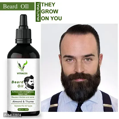 Essential Advanced Beard Hair Growth Oil- Best Beard Oil For Mens, Beard Growth Oil-thumb0