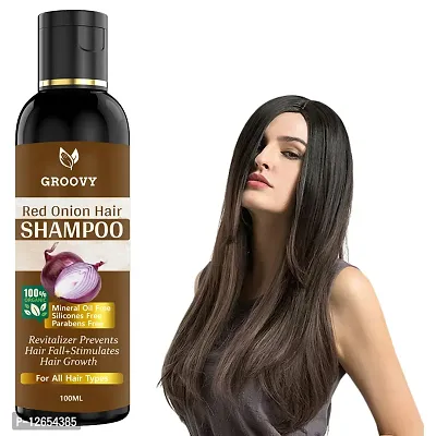 Red Onion Shampoo For Hair Regrowth Bio Active Hair Oil Nourshing Hair Treatment With Real Onion Extract Intensive Hair Fall Dandruff Treatment Each 100 Ml-thumb0