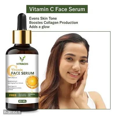 Vitamin C Serum Natural Ingredients with The Essential Vitamins and Hyaluronic Acid