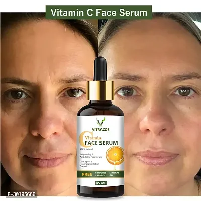 Vitamin C serum natural ingredients with the essential vitamins and Hyaluronic Acid