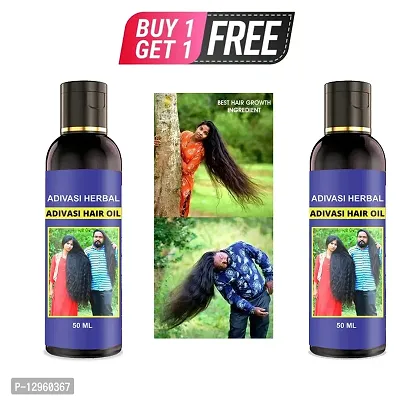 Adivasi neelambari Premium quality hair medicine oil for Dandruff Control - hair Regrowth - hair fall control - 50 ml Hair Oil   50 ml) BUY 1 GET 1 FREE-thumb0