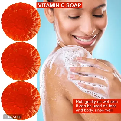 Vitamin-C Deep Clean Soap With Orange And Grapefruit For Deep Cleansing Pack Of 3-thumb0