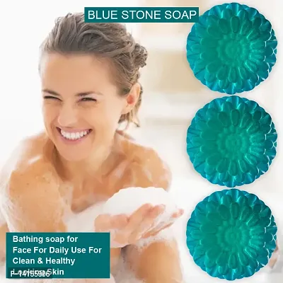 Unwind And Relax With Blue Stone Soap - Infused With Soothing Essential Oils Pack Of 3