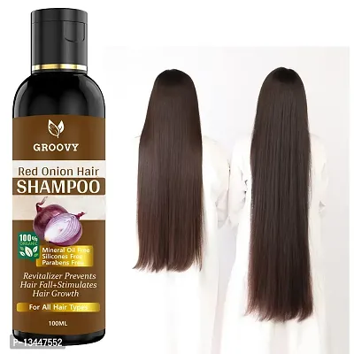 &nbsp;Red Onion Hair Shampoo For Hair Growth, Anti-Hair Fall, Anti-Dandruffall, Natural Ingredients, Suitable For All Hair Types -. Hair Shampoo 100 Ml)-thumb0