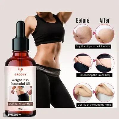 Belly Fat Reduce Oil, Weight Loss Massage Oil, Fat Burner Oil For Women, Slimming Oil, Weight Loss Oil-thumb0