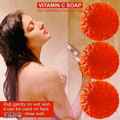 Vitamin C Sensitive Skin Soap With Mild Ingredients For Gentle Cleansing Pack Of 3