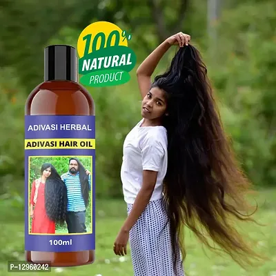 Adivasi Jadibuti Hair oil  pack of 1) Hair Oil  100ml)-thumb0