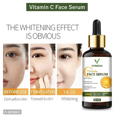 Vitamin C Serum Natural Ingredients with The Essential Vitamins and Hyaluronic Acid