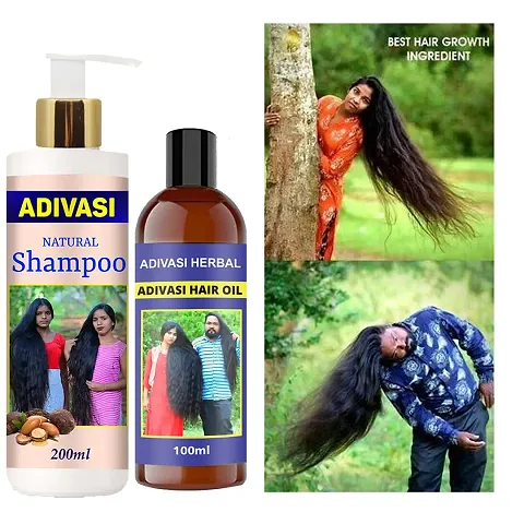 Adivasi Hair Oil  Shampoo For Long  Strong Hair