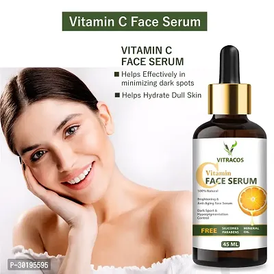 vitamin C Serum Natural Ingredients with The Essential Vitamins and Hyaluronic Acid