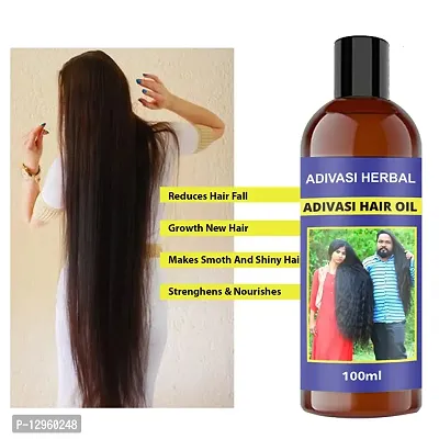 adivasi neelambari Premium quality of hair medicine for hair growth anti dandruff prevent hair fall 100 ml Hair Oil   100 ml)-thumb0