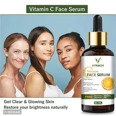 Vitamin C Serum Natural Ingredients with The Essential Vitamins and Hyaluronic Acid