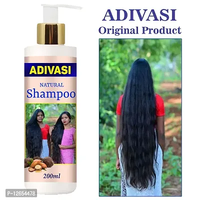 Adivasi Herbal Premium Quality Hair Shampoo For Hair Regrowt Hair Shampoo(200 Ml)-thumb0