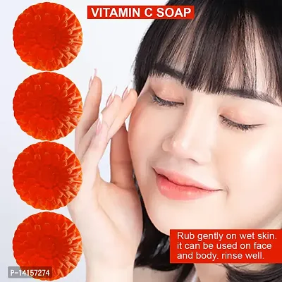 Vitamin-C And Papaya Soap For Smoothing And Brightening Skin Pack Of 4-thumb0