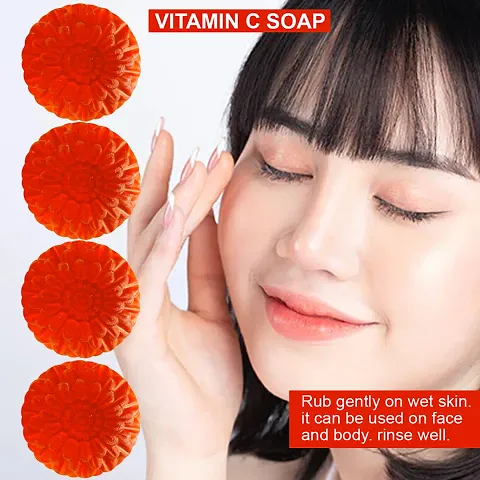 Vitamin C Soothing Soap With Chamomile Extract For Calm And Soothing Skin Multipack