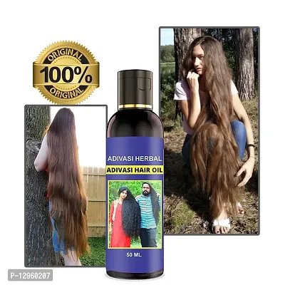Adivasi Herbal Premium quality hair oil for hair Regrowth  Pack of 1) Hair Oil   50 ml)-thumb0
