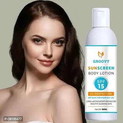 Easy to Apply  100ml Sunscreen Body Lotion for Quick Touch-ups