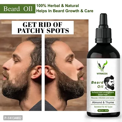 Essential Beard Hair Growth Oil- Best Beard Oil For Mens, Beard Growth Oil-thumb0