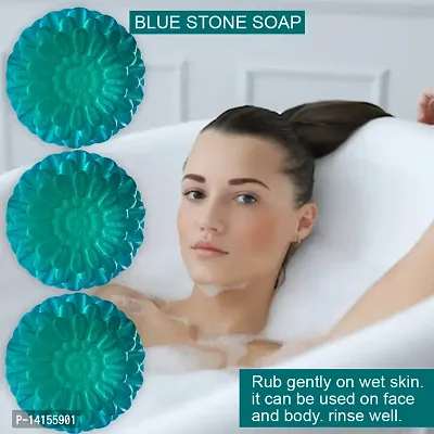 Blue Stone Soap - The Natural Choice For A Healthy And Beautiful Skin Pack Of 3