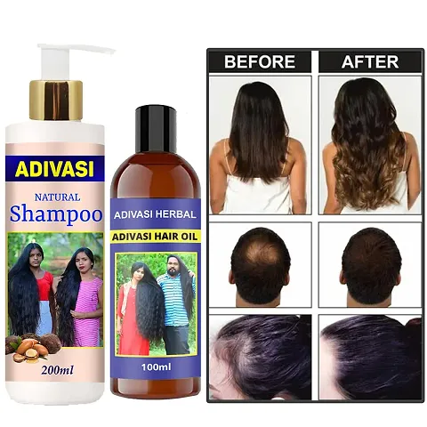 Adivasi Hair Oil  Shampoo For Long  Strong Hair