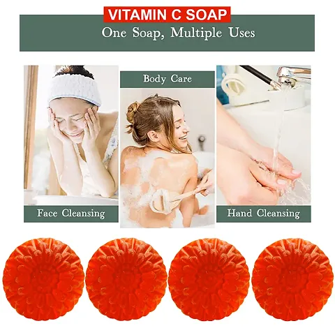 Vitamin C Soothing Soap With Chamomile Extract For Calm And Soothing Skin Multipack