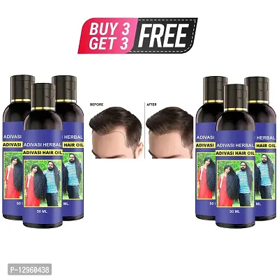 Adivasi kasturi herbal hair oil Hair Oil   50 ml) BUY 3 GET 3 FREE