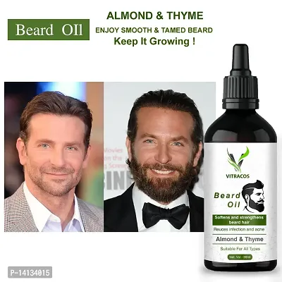 Essential Ayurvedic Beard Growth Oil- For Faster Beard Growth  Patchy Beard Oil - Dadhi Oil - Faster Beard Hair Growth Oil - Best Beard Oil For Man - Beard Oil - Beard Oil Booster - Mooch Oil - Advanced Beard Oil - Mustache Beard Oil-thumb0