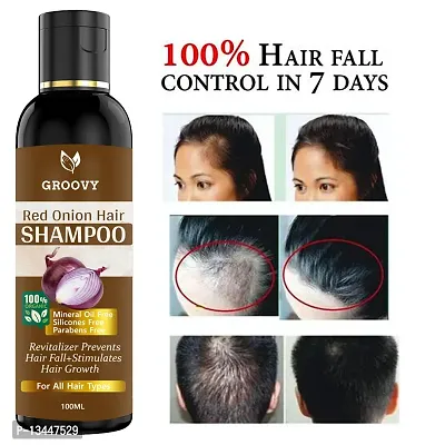 Red Onion Black Seed Shampoo -With Hair Shampoo 100 Ml)-thumb2