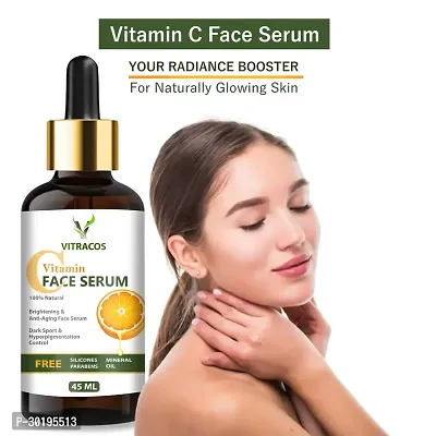 Vitamin C Serum Natural Ingredients with The Essential Vitamins and Hyaluronic Acid