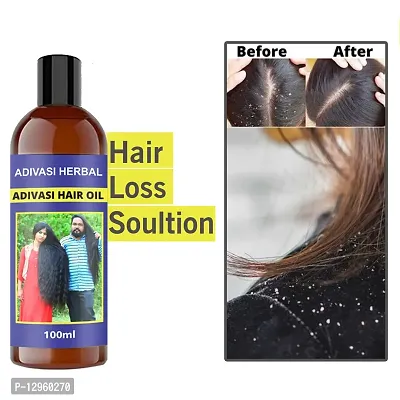 Adivasi neelambari Premium quality hair medicine oil for Dandruff Control - hair Regrowth - hair fall control - 100 ml Hair Oil   100 ml)-thumb0