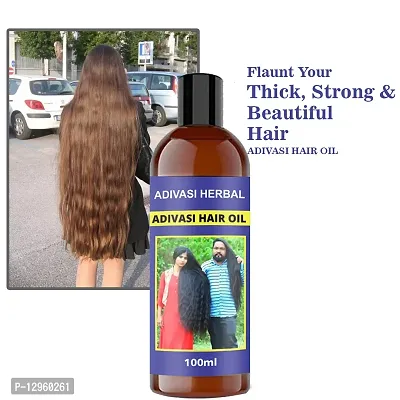 Adivasi neelambari Hair oil for regrowth  hairfall, 100% adivasi natural herbal hair oil Hair Oil   100 ml)-thumb0