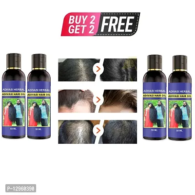 Adivasi Jadibuti Hair oil  pack of 1) Hair Oil  50ml)BUY 2 GET 2 FREE-thumb0