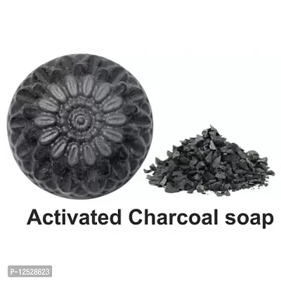 Charcoal Soap(5 x 100 g)( pack of 5 )-thumb3