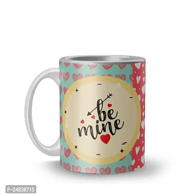 lucky store velentine Day Gift | Coffee Mug 330 ml.| velentine Gift for Girls,Boys,Lover,Wife,Hubby,Wifey Husband,Boyfriend,Girlfriend,Couple (Be Mine)-thumb0