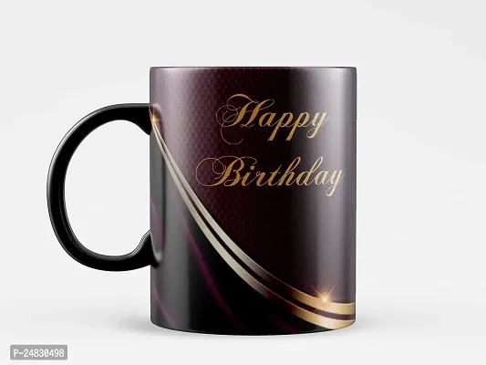 lucky store Stylish Happy Birthday Printed Ceramic Coffee White Mug for Birth'day Gift for Friend,Family | birthday gift Gift for Girls,Boys,Sister Brother father,velentine,wife,husband,boyfriend,girlfriend