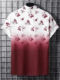 Classic Polyester Spandex Printed Casual Shirts for Mens-thumb1