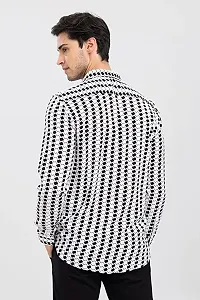 Men Regular Fit striped Full Sleeve Casual Latest Trendy Shirt-thumb3