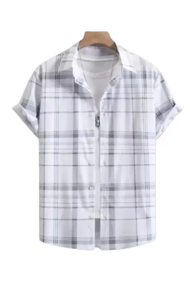 Trendy Lyocell Short Sleeves Casual Shirt 