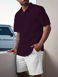 Stylish Polyester Spandex Casual Shirt for Men-thumb4