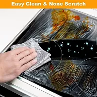 Multipurpose Wire Dishwashing Rags for Wet and Dry Stainless Steel Scrubber Non-Scratch Wire Dishcloth (Pack 6)-thumb2