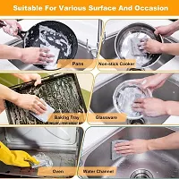 Multipurpose Wire Dishwashing Rags for Wet and Dry Stainless Steel Scrubber Non-Scratch Wire Dishcloth (Pack 6)-thumb3