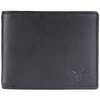 SKINBULL RFID Protected Black Genuine High Quality Leather Wallet for Men-thumb4