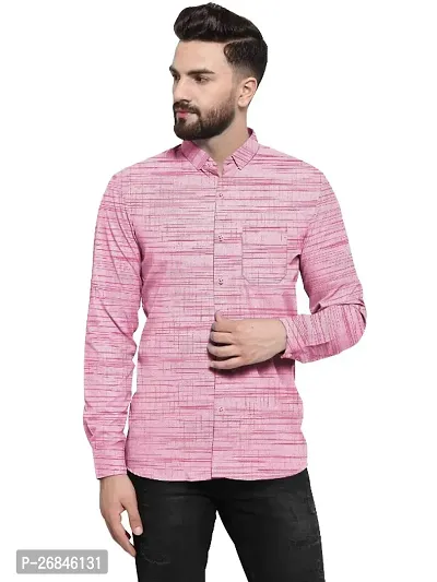 Stylish Cotton Blend Casual Shirts For Men