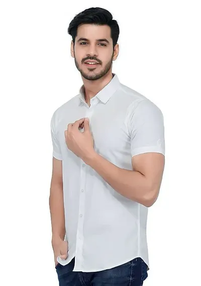 Reliable Solid Short Sleeves Casual Shirts For Men