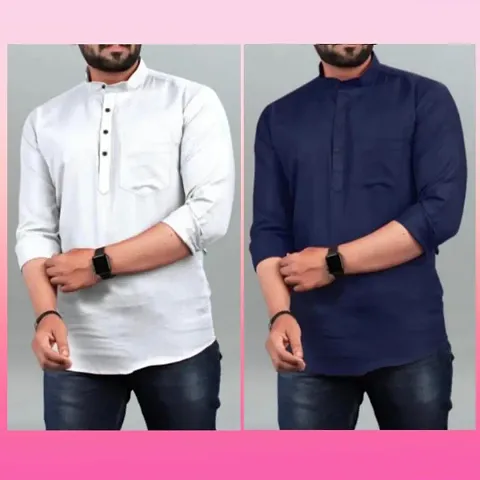 Classic Kurtas For Man Pack of 2